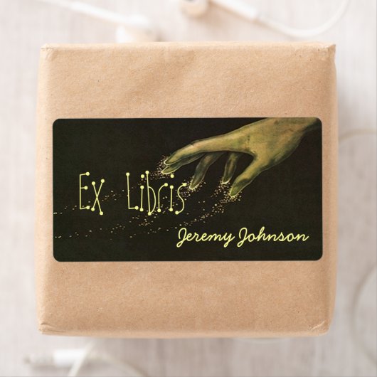 Buchzeichen Magic Magician Ex Libris Label (Insitu)