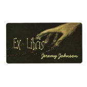 Buchzeichen Magic Magician Ex Libris Label (Vorne)