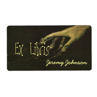 Buchzeichen Magic Magician Ex Libris Label