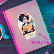 Buchzeichen "Moderner Leser" für das benutzerdefin