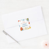 Buchzeichen Quadratischer Aufkleber (Umschlag)