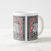 Buchzeichen Queen Victoria auf der Burg Windsor Jumbo-Tasse (Vorderseite Rechts)