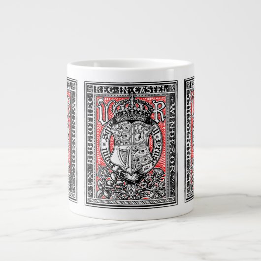 Buchzeichen Queen Victoria auf der Burg Windsor Jumbo-Tasse (Vorderseite)