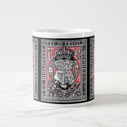 Buchzeichen Queen Victoria auf der Burg Windsor Jumbo-Tasse (Vorderseite)