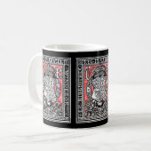 Buchzeichen Queen Victoria auf der Burg Windsor Kaffeetasse (Vorderseite Links)