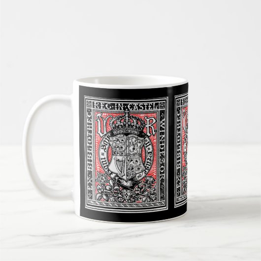 Buchzeichen Queen Victoria auf der Burg Windsor Kaffeetasse (Links)