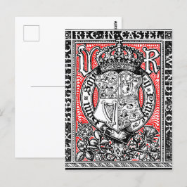 Buchzeichen Queen Victoria auf der Burg Windsor Postkarte