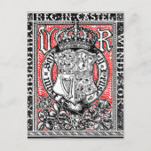 Buchzeichen Queen Victoria auf der Burg Windsor Postkarte (Vorderseite)