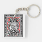 Buchzeichen Queen Victoria auf der Burg Windsor Schlüsselanhänger (Rückseite)