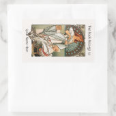 Buchzeichen Rechteckiger Aufkleber (Tasche)