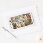 Buchzeichen Rechteckiger Aufkleber (Umschlag)