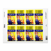 Buchzeichen Rosie the Riveter Dieses Buch ex libri (Vorne)