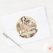 Buchzeichen Runder Aufkleber (Umschlag)