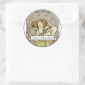 Buchzeichen Runder Aufkleber (Tasche)