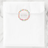 Buchzeichen School Name Stickers Herringbone (Tasche)