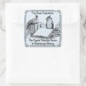 Buchzeichen Sticker Library Freiwillige. Schulname (Tasche)