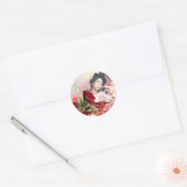 Buchzeichen und Labels Runder Aufkleber (Umschlag)