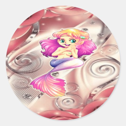 Buchzeichen und Labels Runder Aufkleber (Vorderseite)