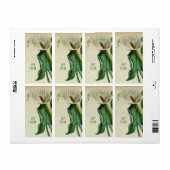 Buchzeichen Vintag Floral Dieses Buch gehört (Vorne)