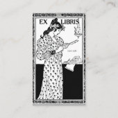 Buchzeichen Visitenkarte (Rückseite)