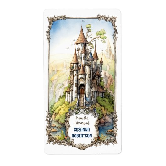 Buchzeichen von Fantasy Castle (Vorne)