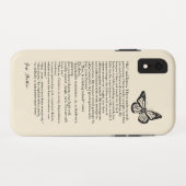 Buchzitat Klassischer Text Case-Mate iPhone Hülle (Rückseite (Horizontal))