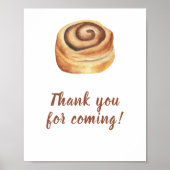 Bucinnamon Babydusche Danke Poster (Vorne)