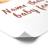 Bucinnamon Babydusche Kindernahrung Poster (Ecke)