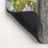 Buck and Doe per Herz auf Baum Mousepad (Ecke)