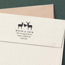 Buck and Doe Rücksendeadresse Permastempel