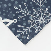 Buck and Doer Deer Birch Forest Fleece Blanket (Ecke)