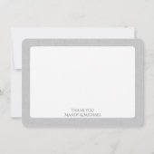 Buck and Dos Birch Foto Vielen Dank Dankeskarte (Rückseite)