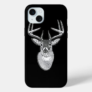 Buck auf Schwarz-weißem Schwanz Hirsch Case-Mate iPhone Hülle