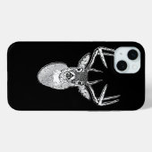 Buck auf Schwarz-weißem Schwanz Hirsch Case-Mate iPhone Hülle (Rückseite (Horizontal))