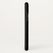 Buck auf Schwarz-weißem Schwanz Hirsch Case-Mate iPhone Hülle (Hinten/Rechts)