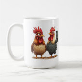 Buck & Bill "Cheesy Chicken" Selfies Kaffeetasse (Links)