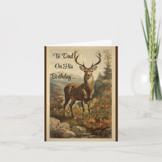 Buck Birthday Card Eure Vater Karte (Vorderseite)