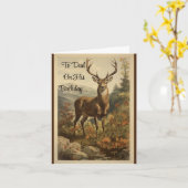 Buck Birthday Card Eure Vater Karte (Gelbe Blume)