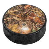 Buck Camouflage White Schwanz Deer Deco Eishockey Puck (3/4)