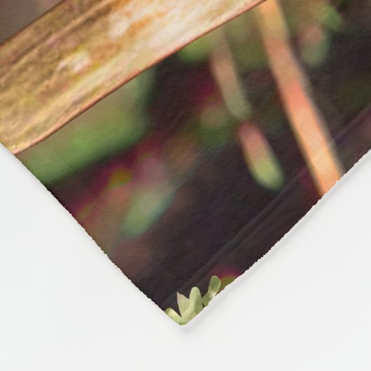 Buck Camouflage White Schwanz Deer Fleecedecke (Ecke)