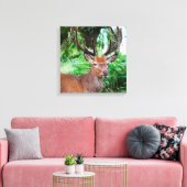 Buck Canvas Print Leinwanddruck (Insitu (Wohnzimmer))