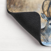 Buck Couple | Mule Deer Mousepad (Ecke)