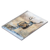 Buck Couple | Mule Deer Notizblock (Linke Seite)