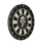 Buck Deer Bow Hunter Antler Schädelsport Dartscheibe (Vorderseite Links)