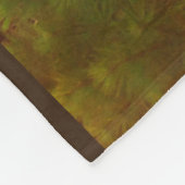 Buck Deer durch die Bäume Fleecedecke (Ecke)