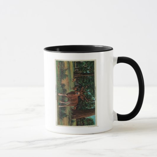 Buck Deer im Yosemite-Nationalpark Tasse (Rechts)