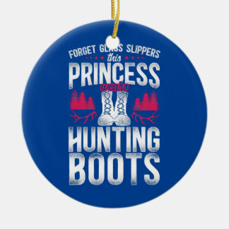 Buck Deer Jagd Jäger Mädchen Vintag vergessen Keramik Ornament