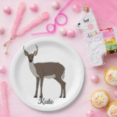 Buck Deer Pappteller (Party)