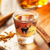 Buck Deer Silhouette Schnapsglas