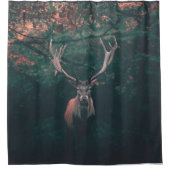Buck Deer Wild Animal Duschvorhang (Vorderseite)